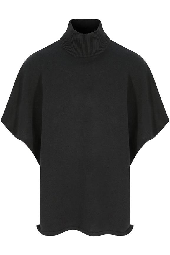 Poncho Recycled Knit Black from Shop Like You Give a Damn